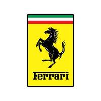 ferrari paard logo redactioneel vector