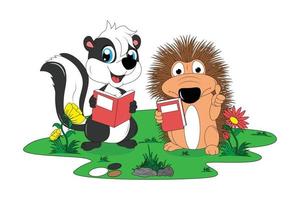 schattige dieren cartoon illustratie vector