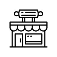 bakkerij winkel icoon voor uw website, mobiel, presentatie, en logo ontwerp. vector