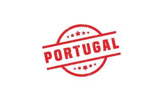 Portugal postzegel rubber met grunge stijl Aan wit achtergrond vector