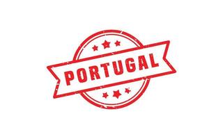 Portugal postzegel rubber met grunge stijl Aan wit achtergrond vector