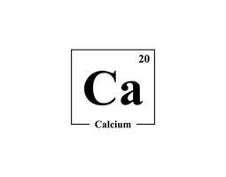 calcium icoon vector. 20 ca calcium vector