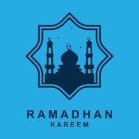 Ramadan logo vector, Ramadan folder beeld met sjabloon illustratie vector