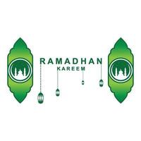 Ramadan logo vector, Ramadan folder beeld met sjabloon illustratie vector