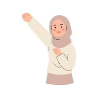 moslim vrouw illustratie vector