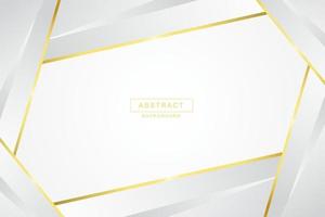 vector abstract luxe wit en goud achtergrond