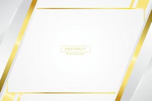 vector goud luxe wit abstract achtergrond modern ontwerp met kader