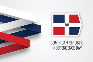 dominicaans republiek onafhankelijkheid dag vector