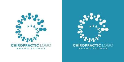 brief g chiropractie logo met modern stijl premie vector