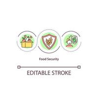 voedselveiligheid concept pictogram vector