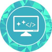 uniek schoon code vector icoon