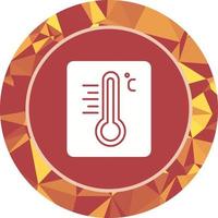 thermometer vector pictogram