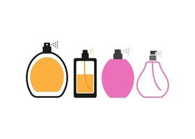 parfum pictogram ontwerpset vector