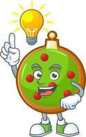 groen Kerstmis bal koekjes vector