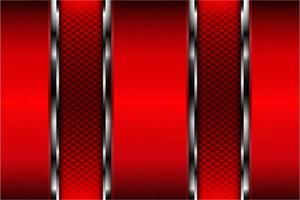 metallic van rood met koolstofvezel textuur vector