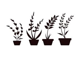 plant pot pictogram ontwerp sjabloon vector geïsoleerde illustratie