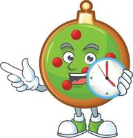 groen Kerstmis bal koekjes vector