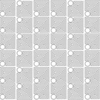 naadloos geometrisch patroon, bewerkbaar geometrisch patroon voor achtergronden. vector