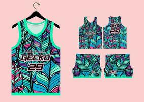 abstract basketbal Jersey patroon sjabloon vector