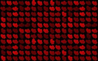 naadloze patroon met rode harten vector