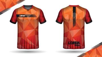 voetbal Jersey ontwerp voor sublimatie, sport t overhemd ontwerp vector