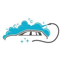 auto wassen onderhoud logo icoon ontwerp vector