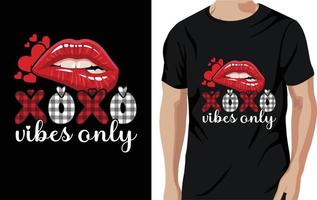 Valentijn t-shirt ontwerp vector