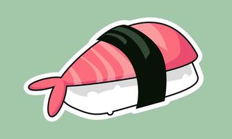 sushi icoon Japans voedsel vrij vector sjabloon