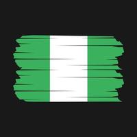 nigeria vlag borstel vector