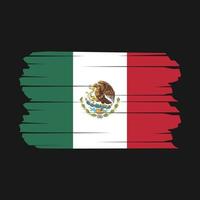 mexicaanse vlagborstel vector