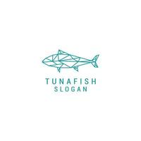 tonijn vis logo ontwerp icoon vector