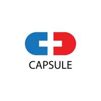 capsule logo icoon vector