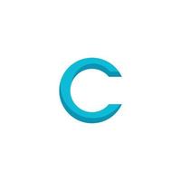 c letter alfabet vector