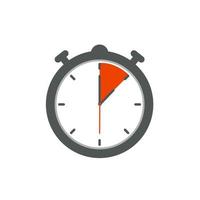 stopwatch icoon. vlakke afbeelding van stopwatch vector pictogram voor webdesign