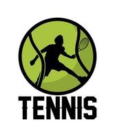 tennis illustratie vector t-shirt ontwerp