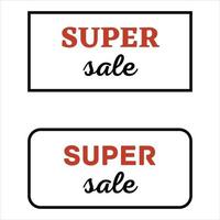 super verkoop banner vector