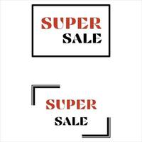 super verkoop banner vector