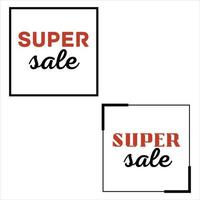 super verkoop banner vector