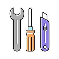 reparatie heren vrije tijd kleur pictogram vectorillustratie vector