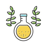 elixer fytotherapie kleur pictogram vectorillustratie vector