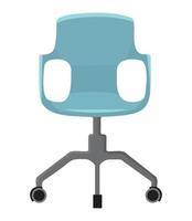 vector illustratie van computer stoel