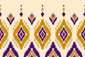 mooi etnisch tribal patroon kunst. etnisch ikat naadloos patroon. Amerikaans en Mexicaans stijl. vector