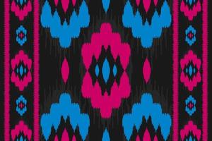 etnisch ikat naadloos patroon in stam. Amerikaans, Mexicaans stijl. aztec meetkundig ornament afdrukken. vector