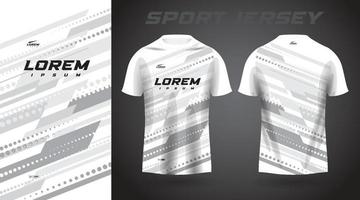 wit shirt sport jersey ontwerp vector