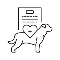 uitgebreide fysieke examen lijn pictogram vectorillustratie vector