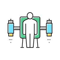 jetpack apparatuur kleur pictogram vectorillustratie vector