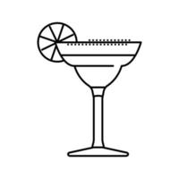Moskou muilezel cocktail glas drinken lijn icoon vector illustratie