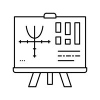 grafische geek lijn pictogram vector illustratie teken