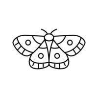 mot insect lijn pictogram vectorillustratie vector