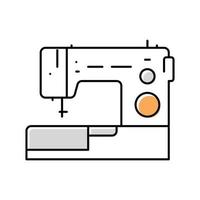 naaimachine kleur pictogram vectorillustratie vector